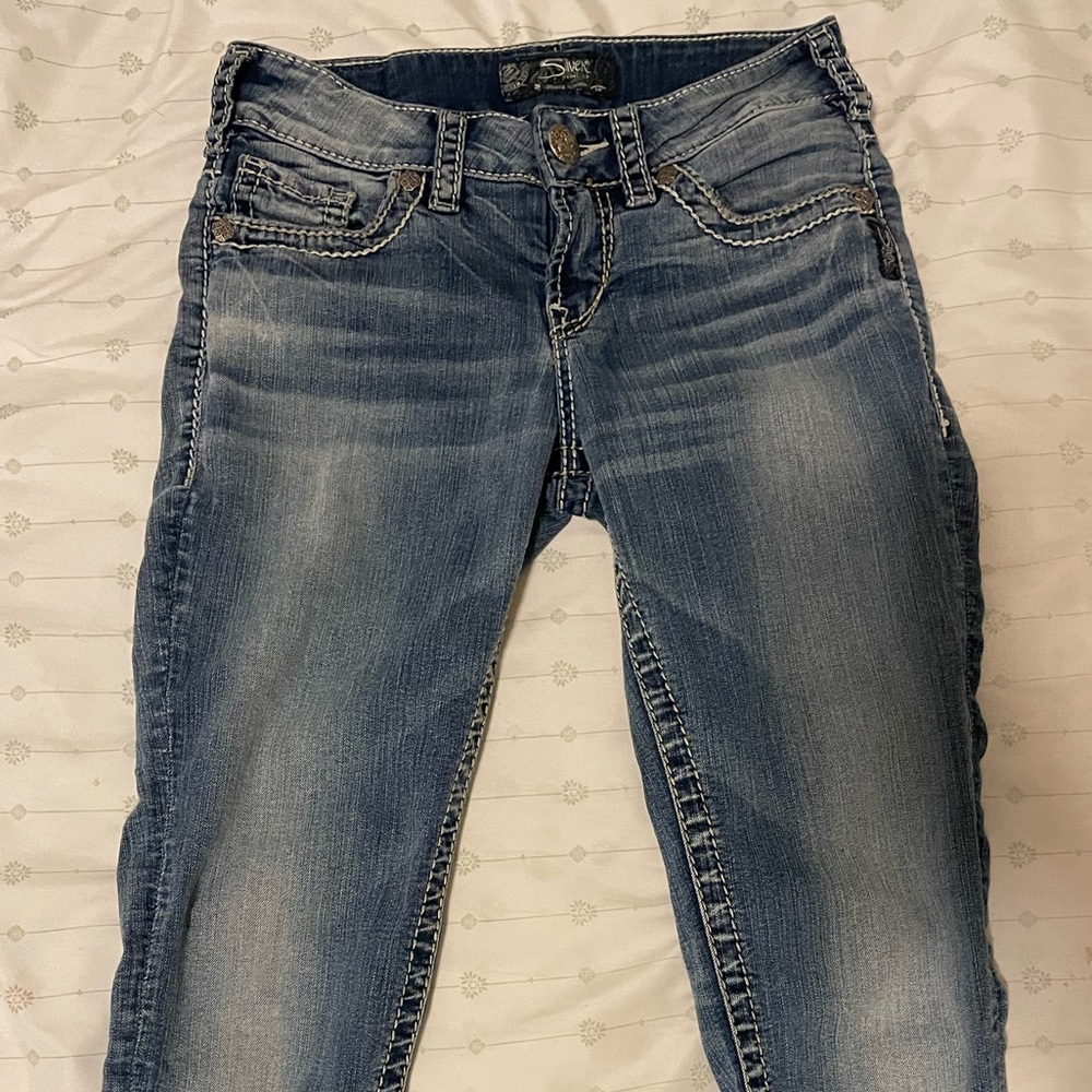 Low rise Suki jeans